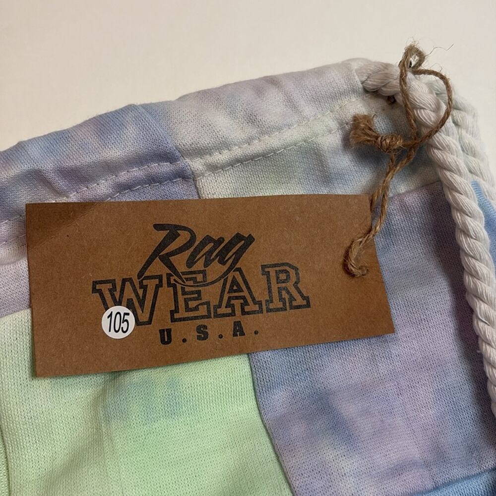 Nwt rag wear tie dye patchwork drawstring backpac… - image 3